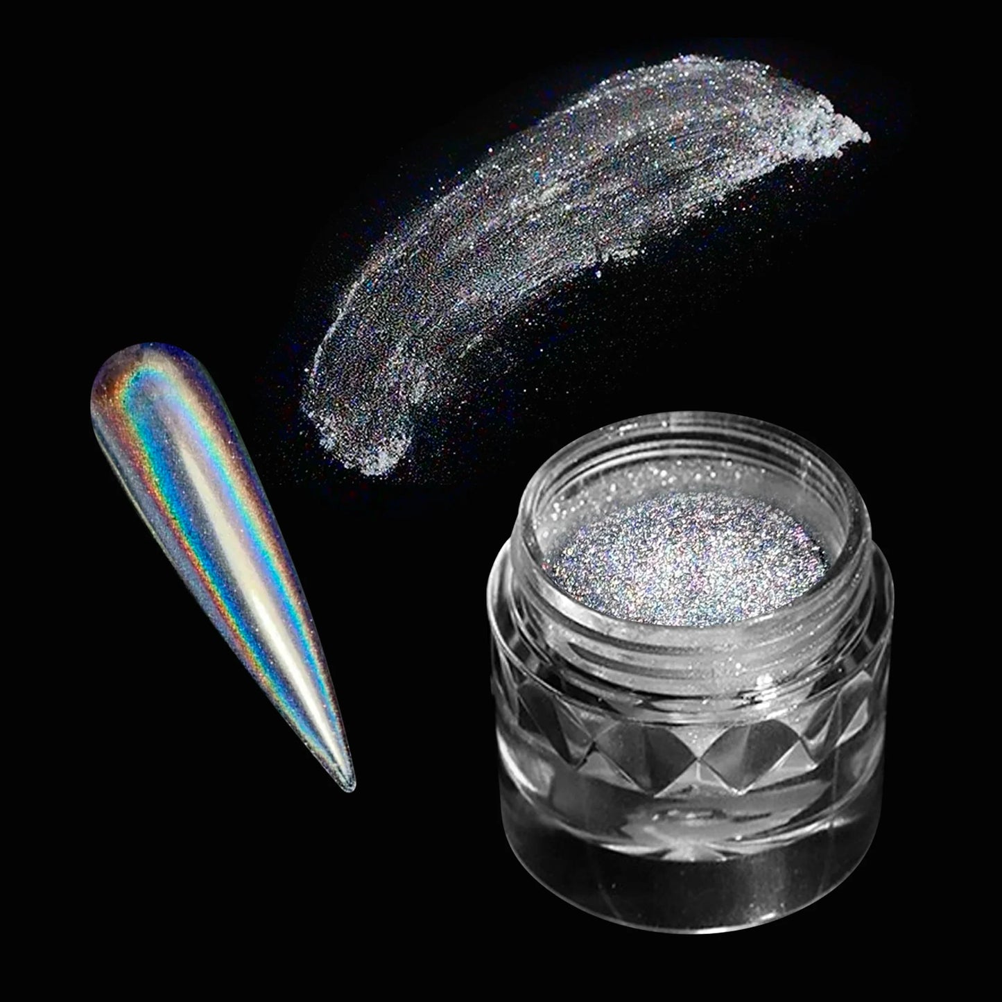 Nail Glitter Metallic Rubbing Dust Gel Polish