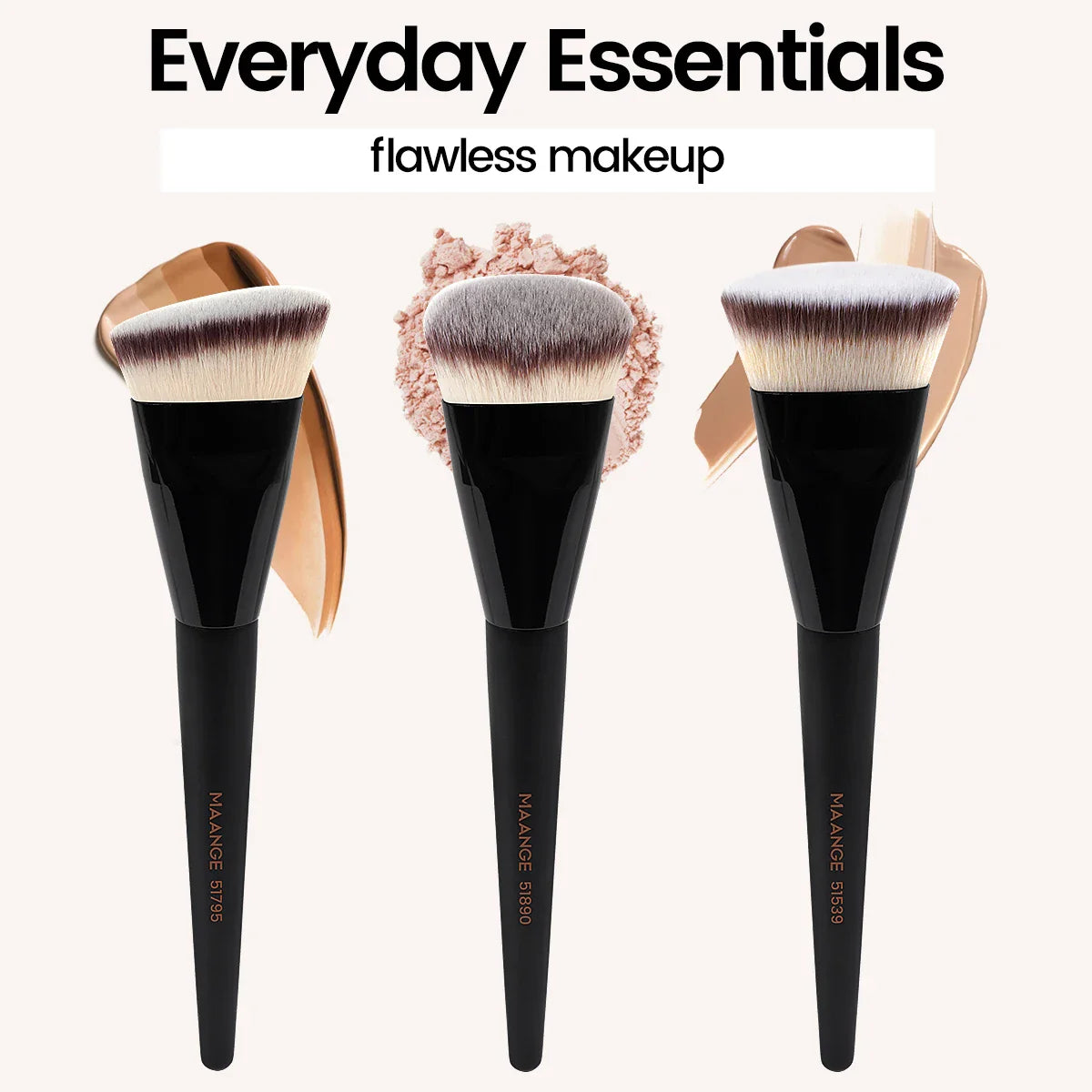 MAANGE 3pcs Makeup Brush Set