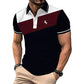 Men’s Premium Color Block Polo Shirt – Short Sleeve Casual & Smart Fit Tee